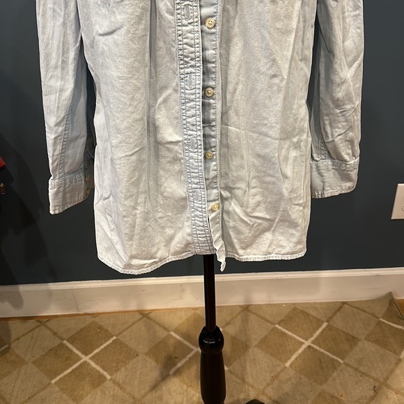 Talbots denim shirt size large women’s - Picture 3 of 7